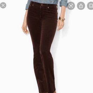 Brown corduroy Talbots Heritage pants